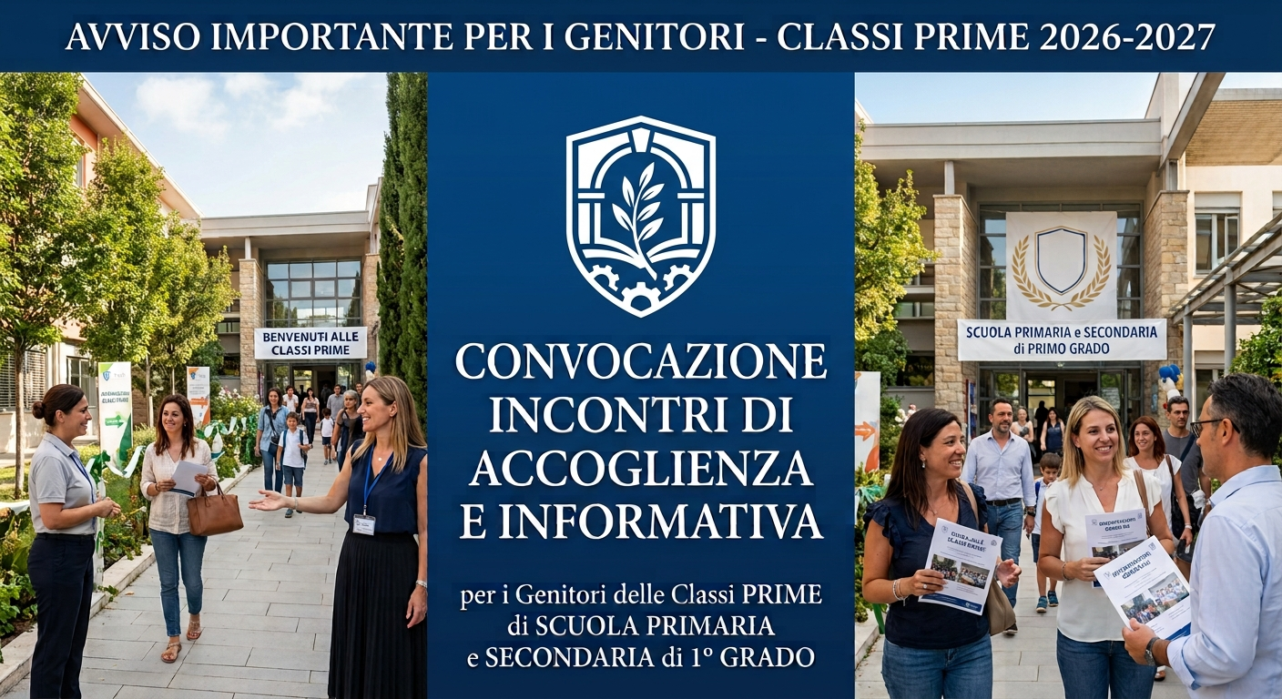 Convocazione incontri di accoglienza e informativa per i genitori
